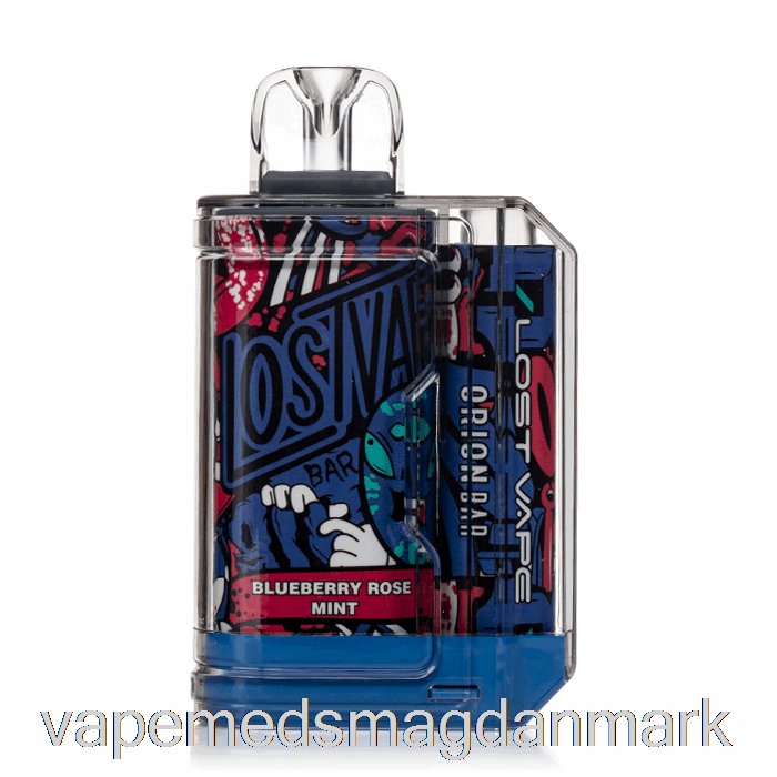 Vape Juice Lost Vape Orion Bar 7500 Engangs Blåbær Rose Mynte